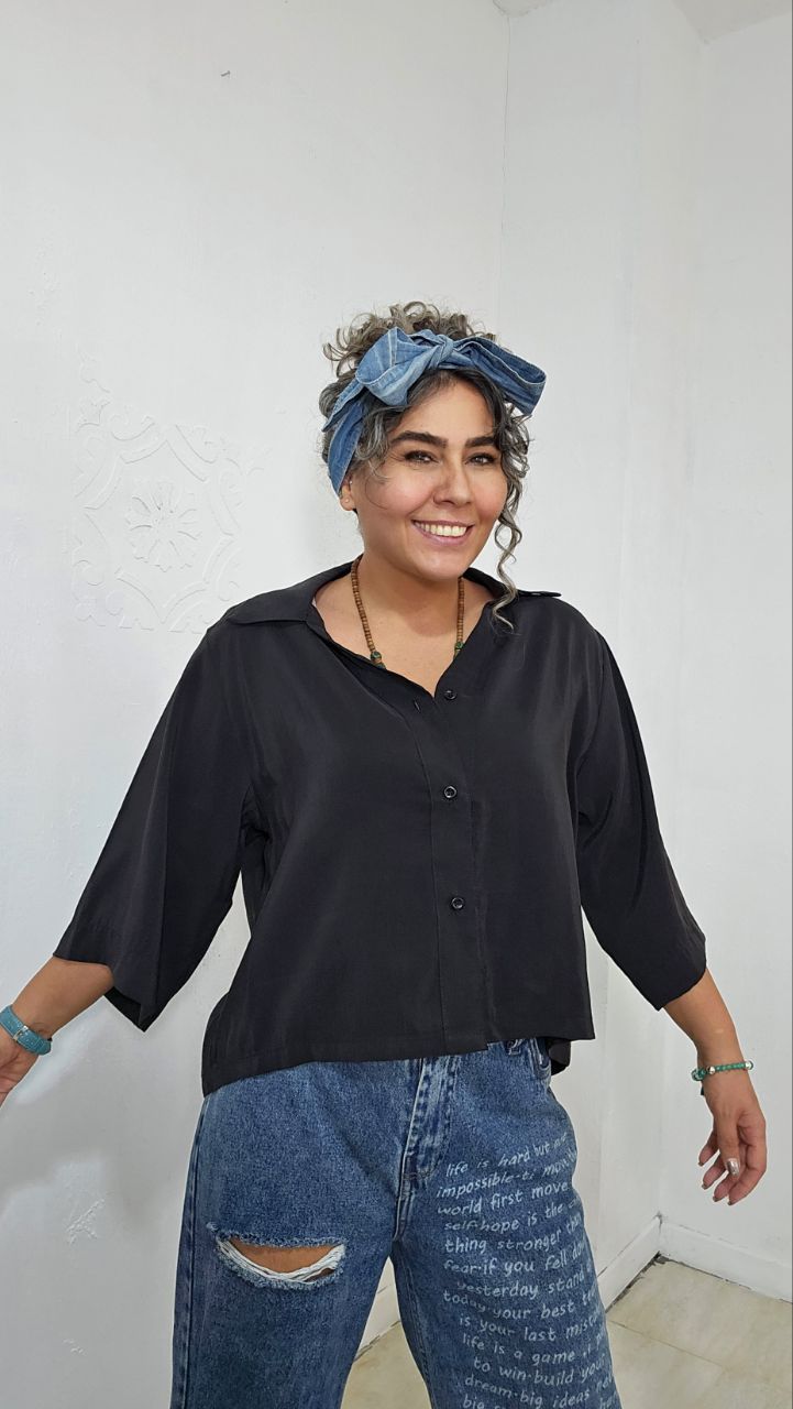 شومیز سیلک ۱۰۸۷۸